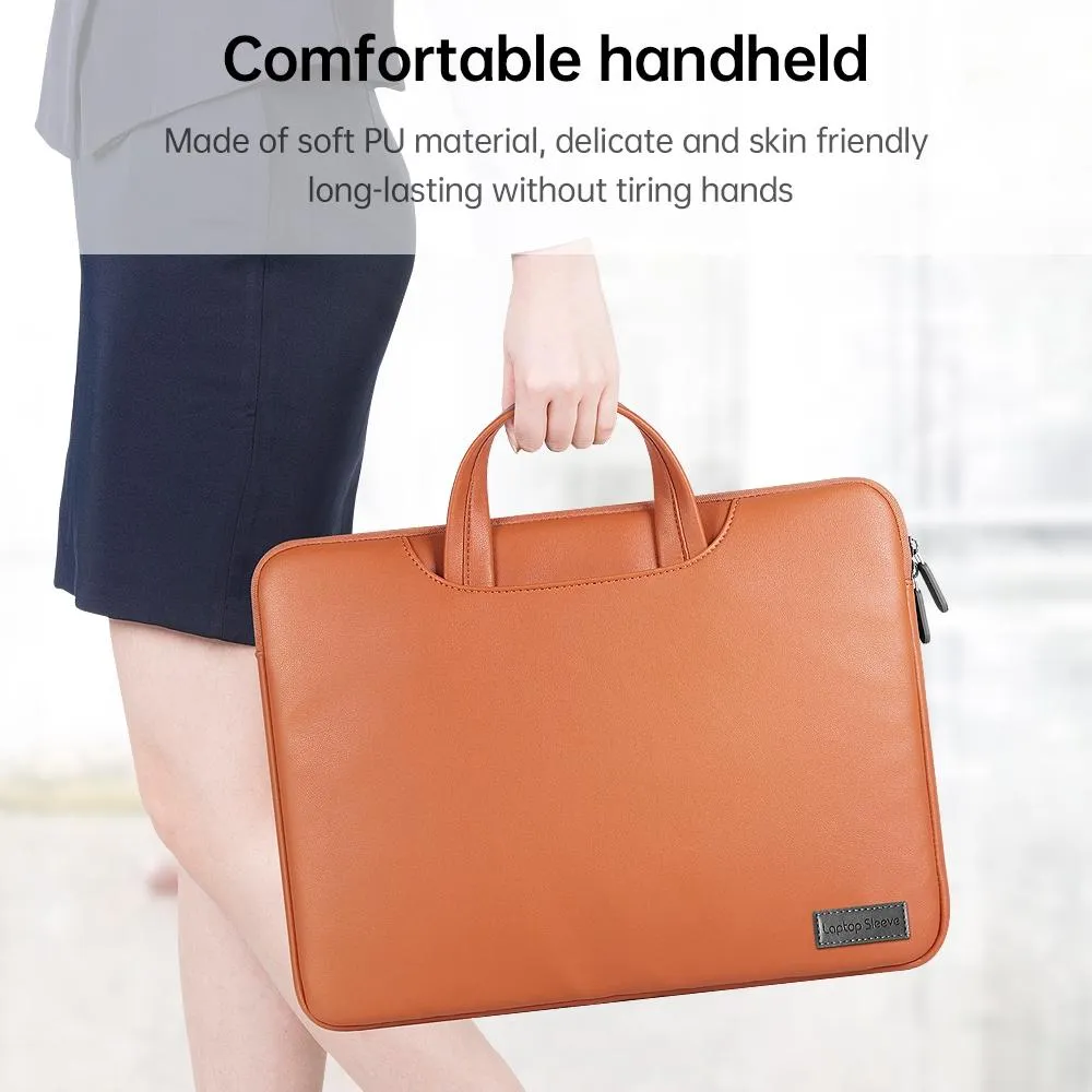 13 / 14 Inch Waterproof Pu Laptop Inner Bag