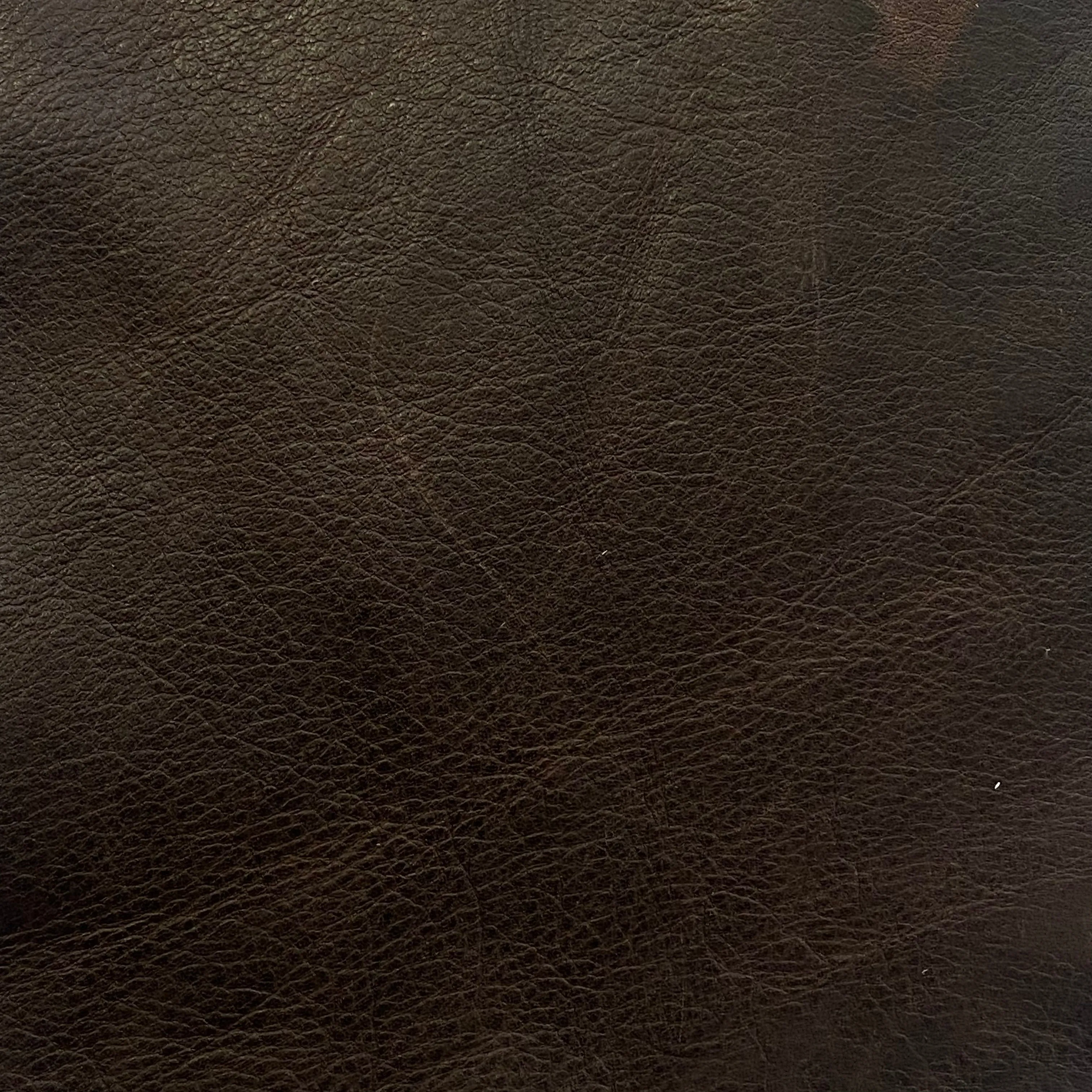3oz (1.4mm) Cow Leather - Dark Chocolate (per square foot)