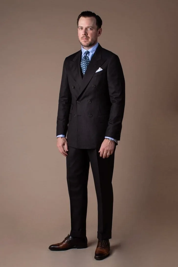 4-Season Herringbone Suit