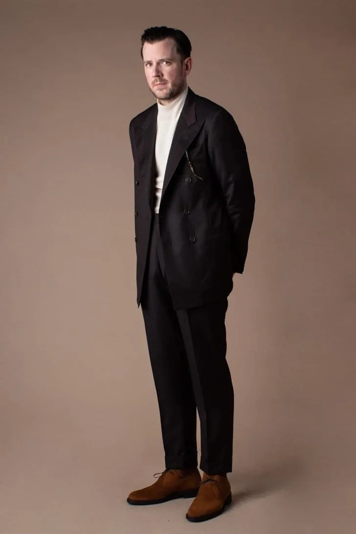 4-Season Herringbone Suit