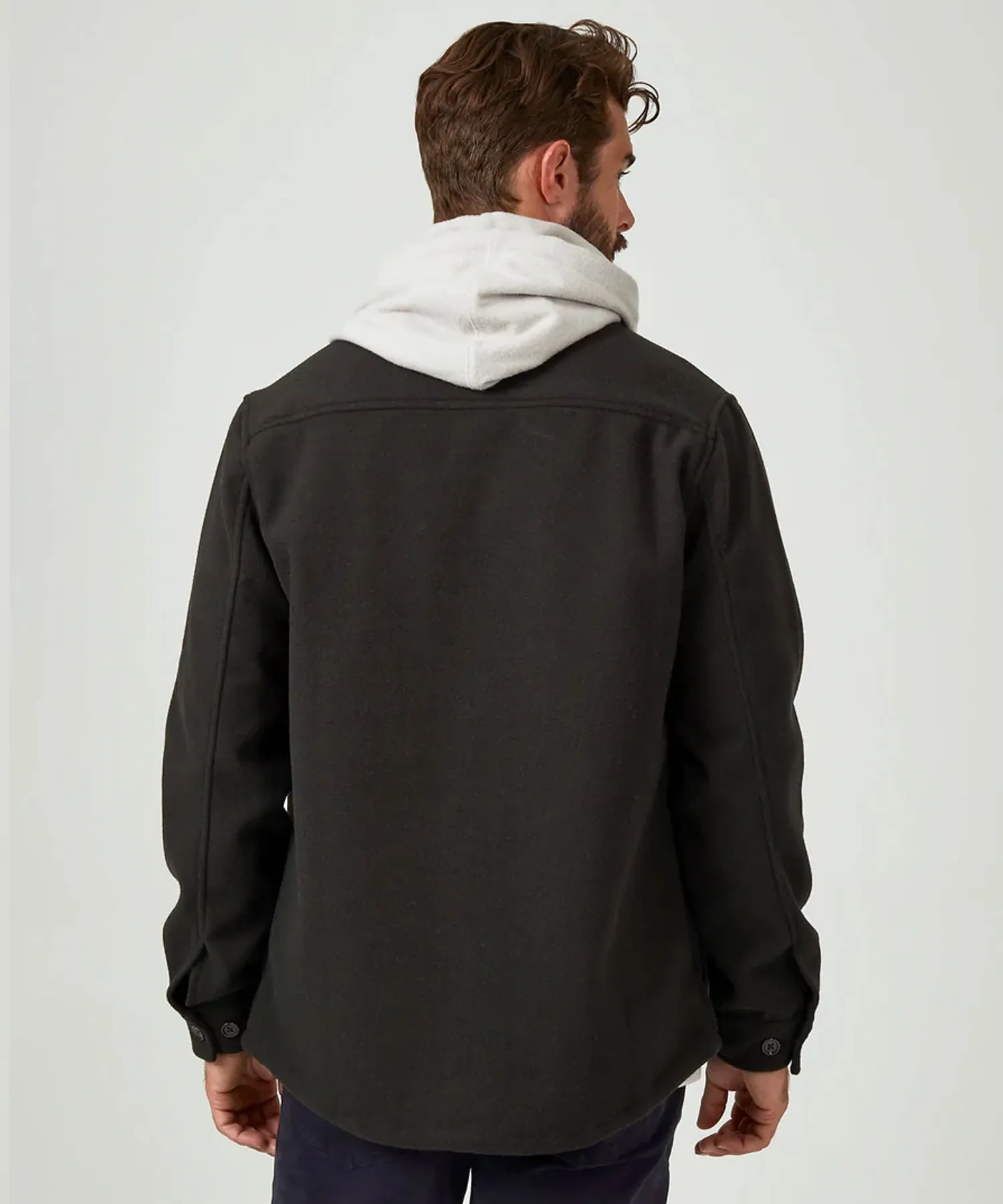 7 Diamonds Generation Melange Shacket Jacket - Olive