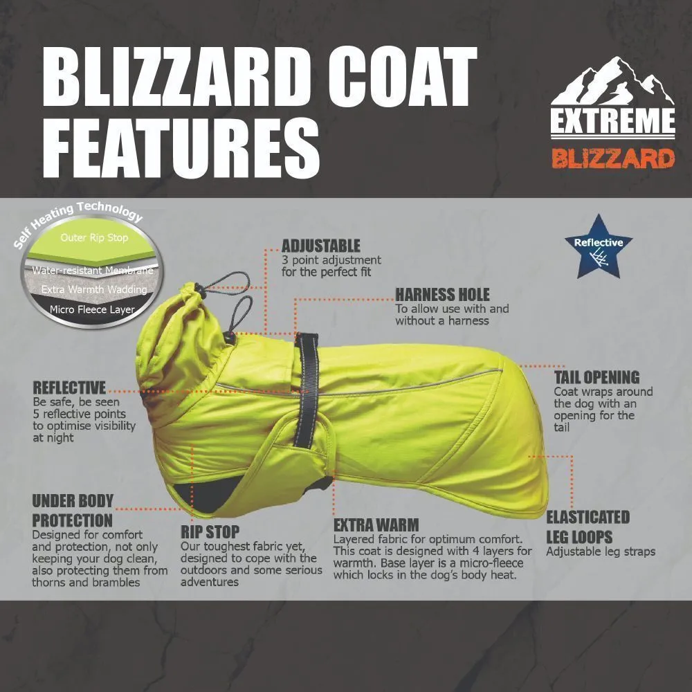 Ancol Extreme 35cm Red Blizzard Dog Coat - Small/Medium