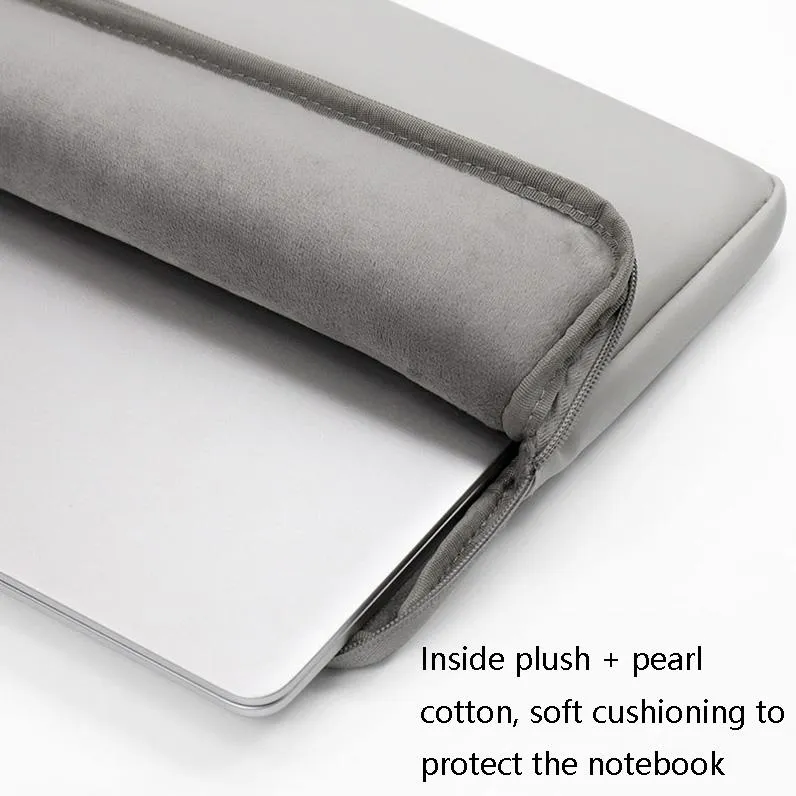 Apricot Pu Leather Laptop Bag - Fits 13-14 Inch