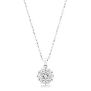 Bella Bridal Pendant in Clear