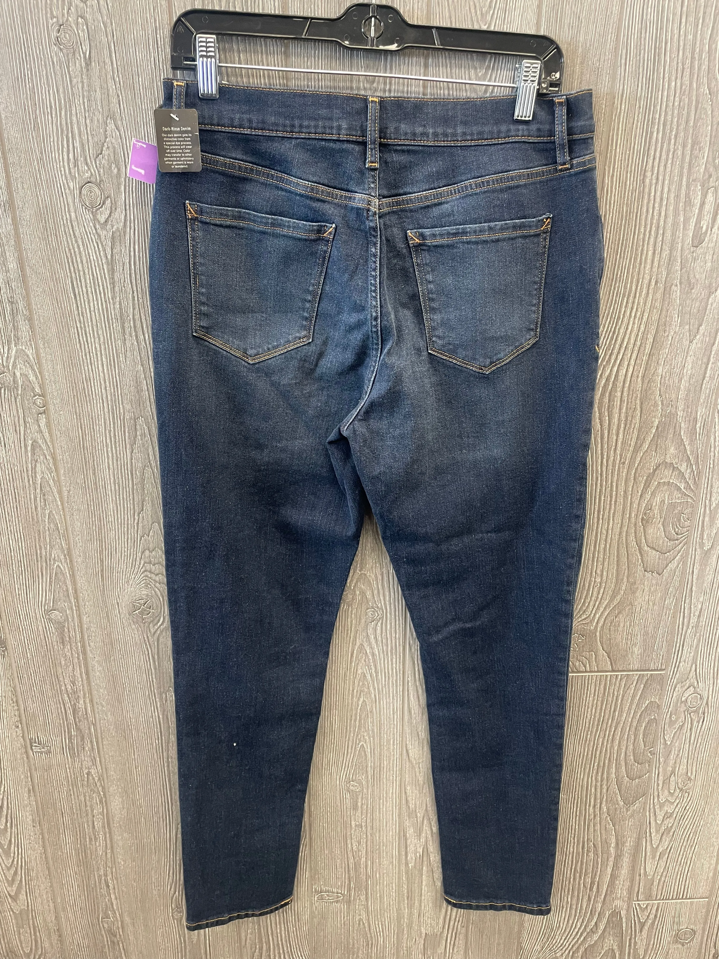 Blue Denim Jeans Skinny Ana, Size 16
