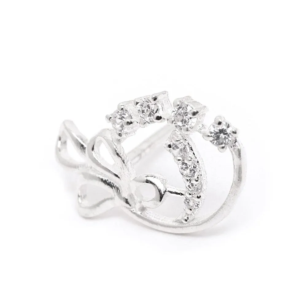 Celestial Silver Zircon Studs