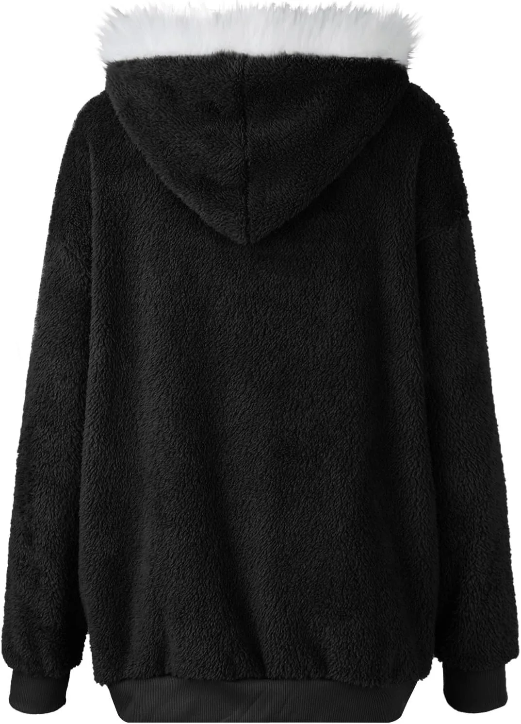 ChicCrate Winter Coats for Women Fleece Sherpa Jacket Fuzzy Hoodie Plush Sweatshirt Long Sleeve Cute Tops Winter Warm Outwear