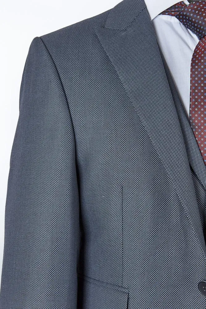 Corbin Grey Set Blazer Linen Suit