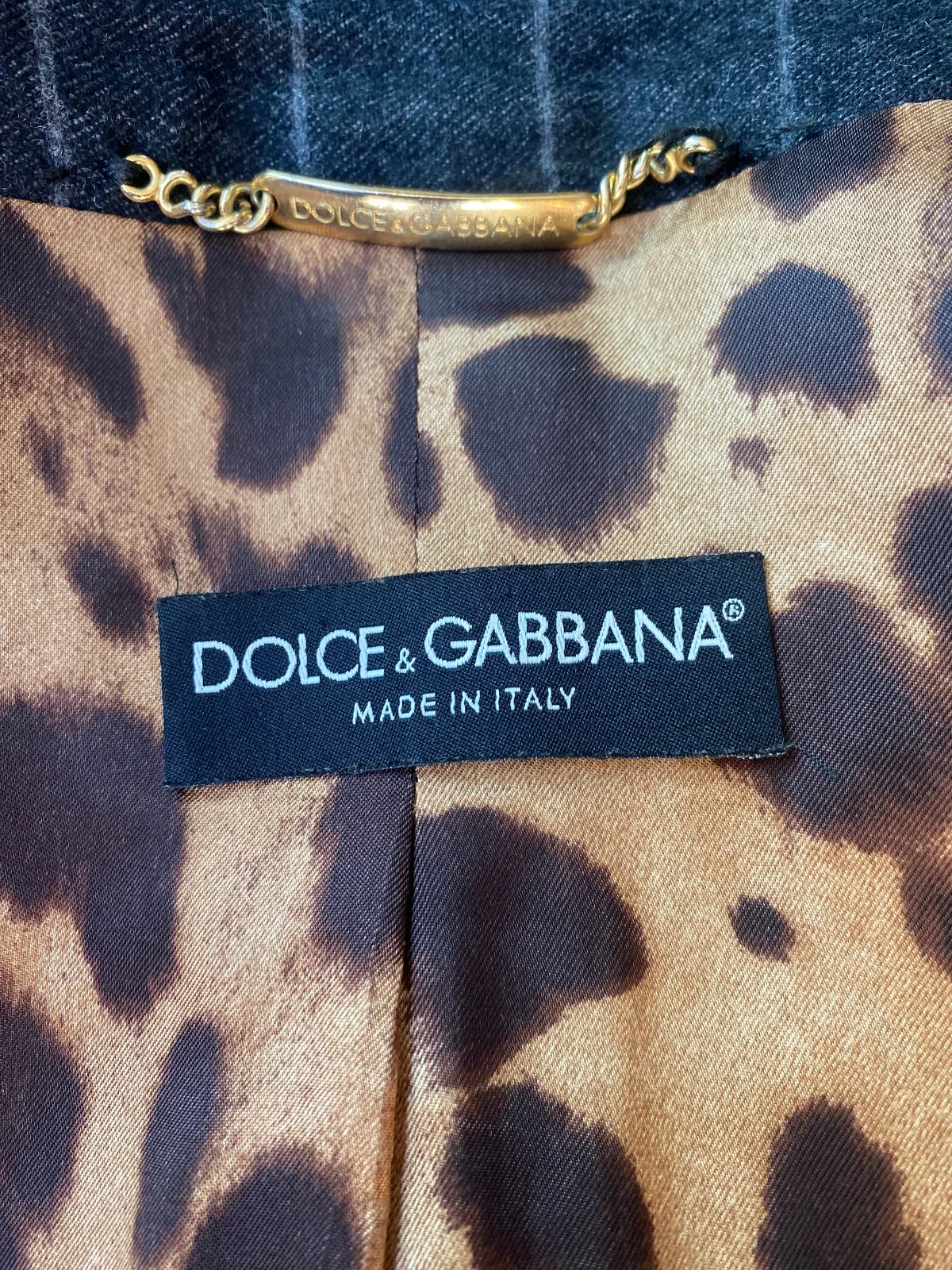 DOLCE & GABBANA Pinstripe Blazer UK8