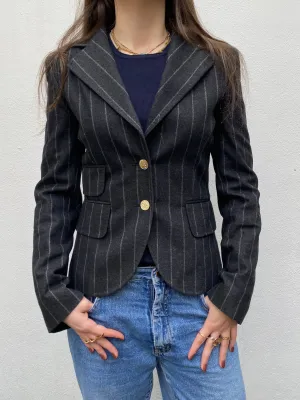 DOLCE & GABBANA Pinstripe Blazer UK8