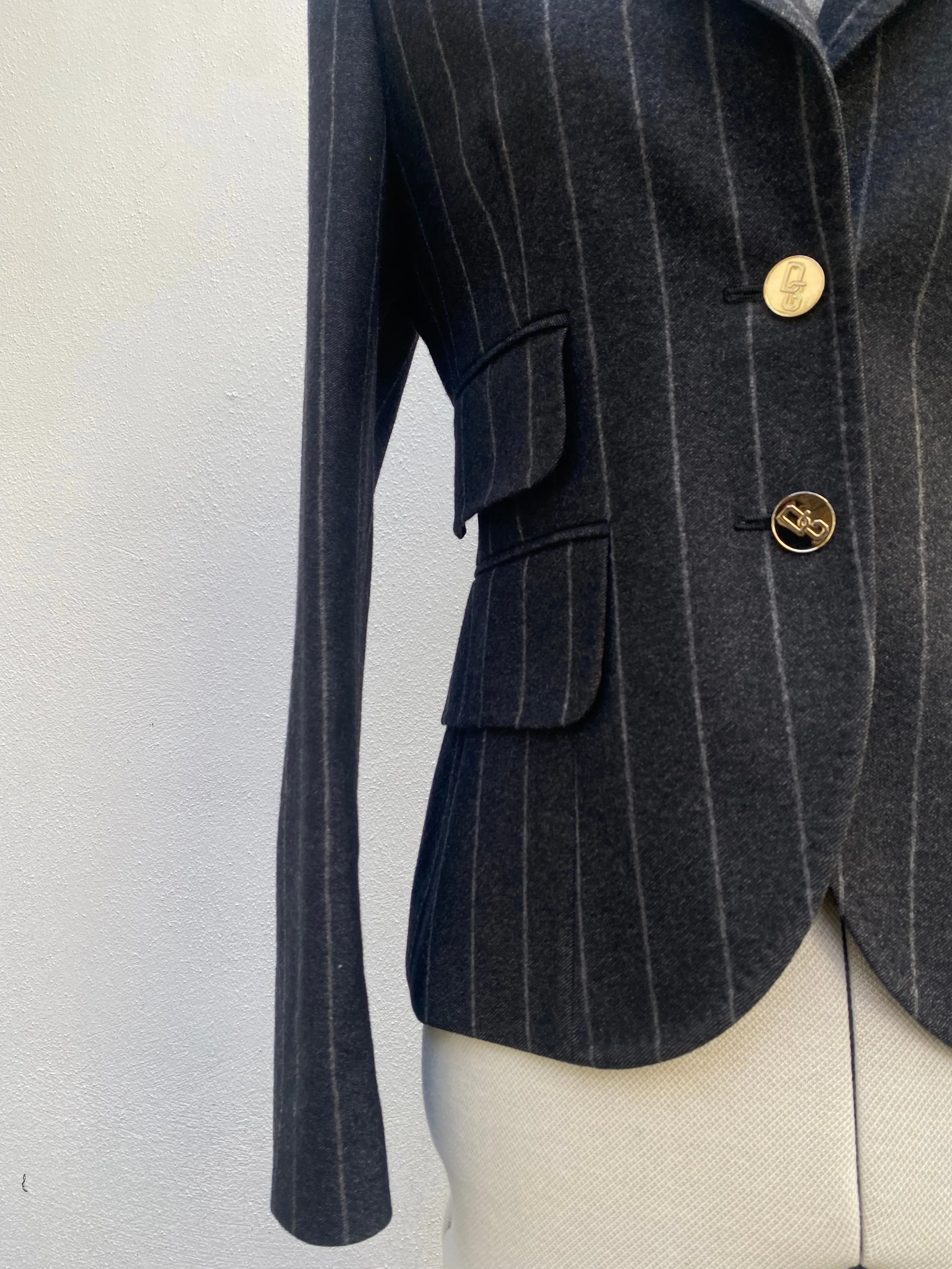 DOLCE & GABBANA Pinstripe Blazer UK8