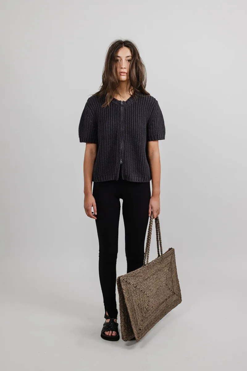 Erin Zip Front Knit