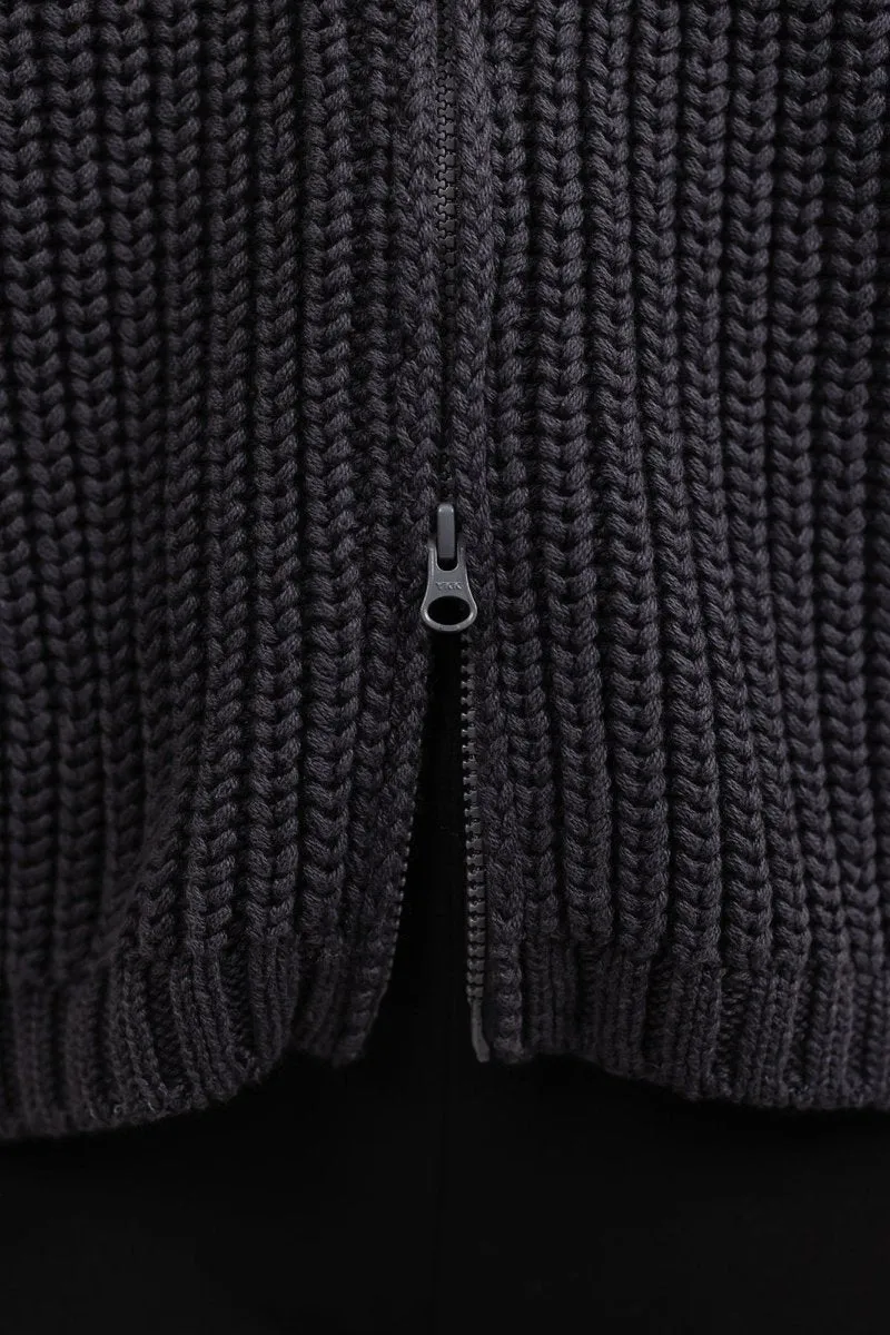 Erin Zip Front Knit