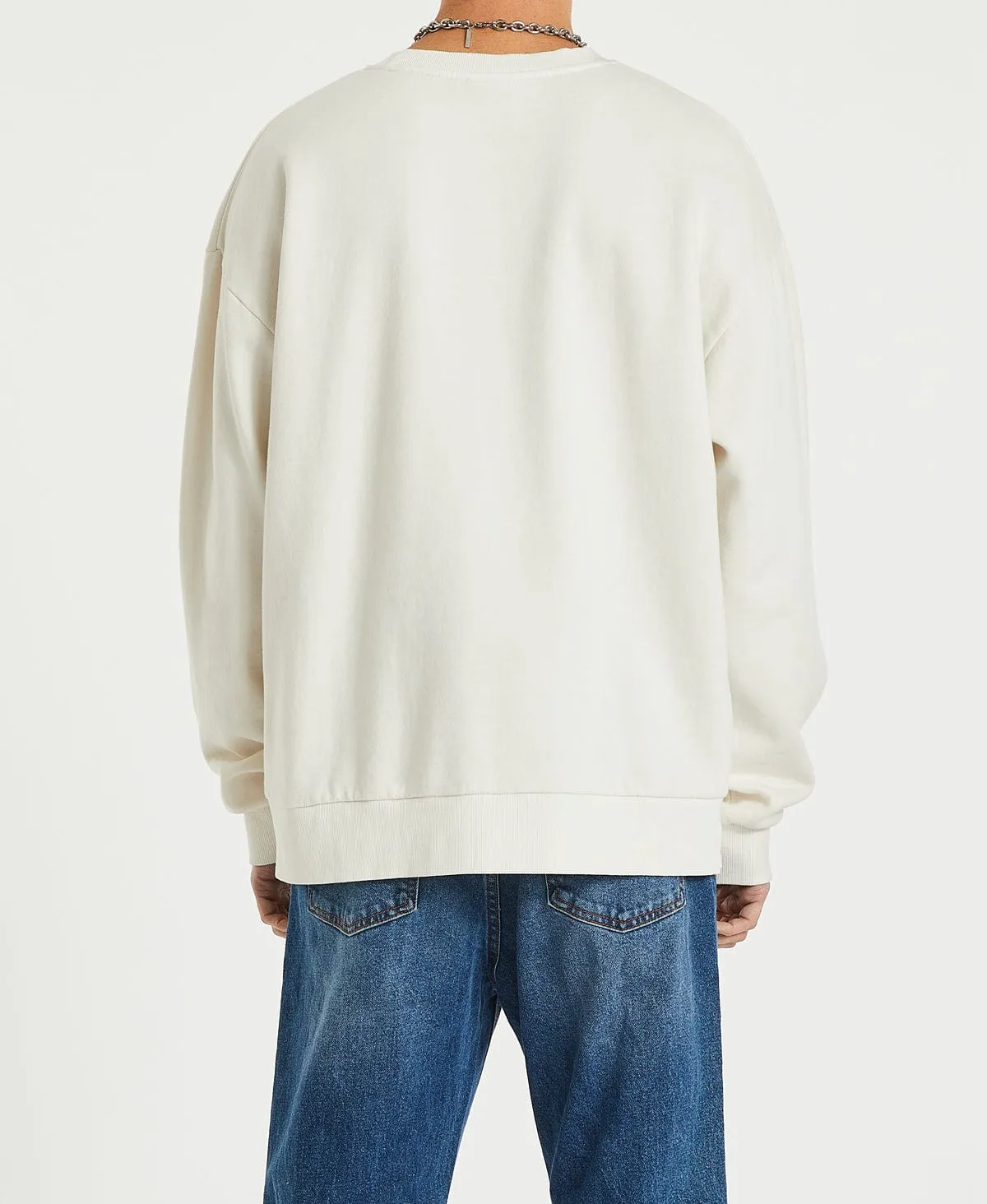 Escalade Relaxed Jumper Off White
