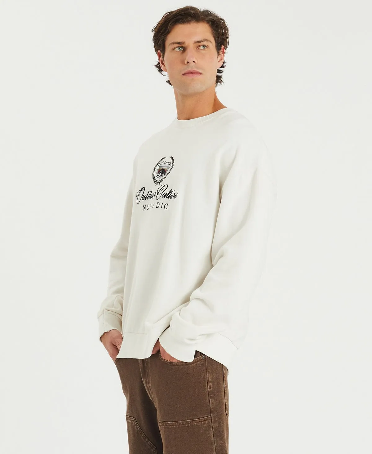 Escalade Relaxed Jumper Off White