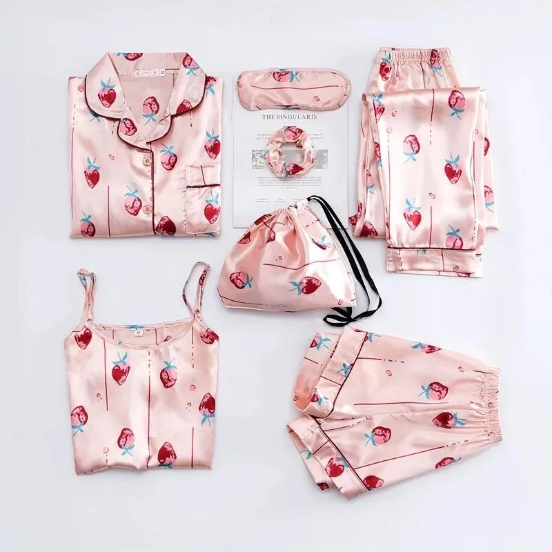 Femme Satin 7 Pc Nightsets