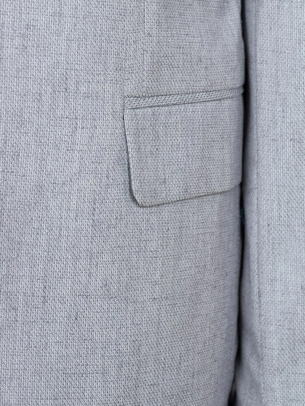 Grey Pure Linen Men Summer Suit