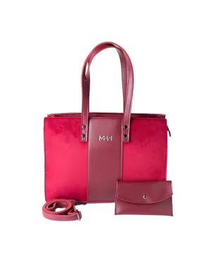 Harmony Crimson Tote Set