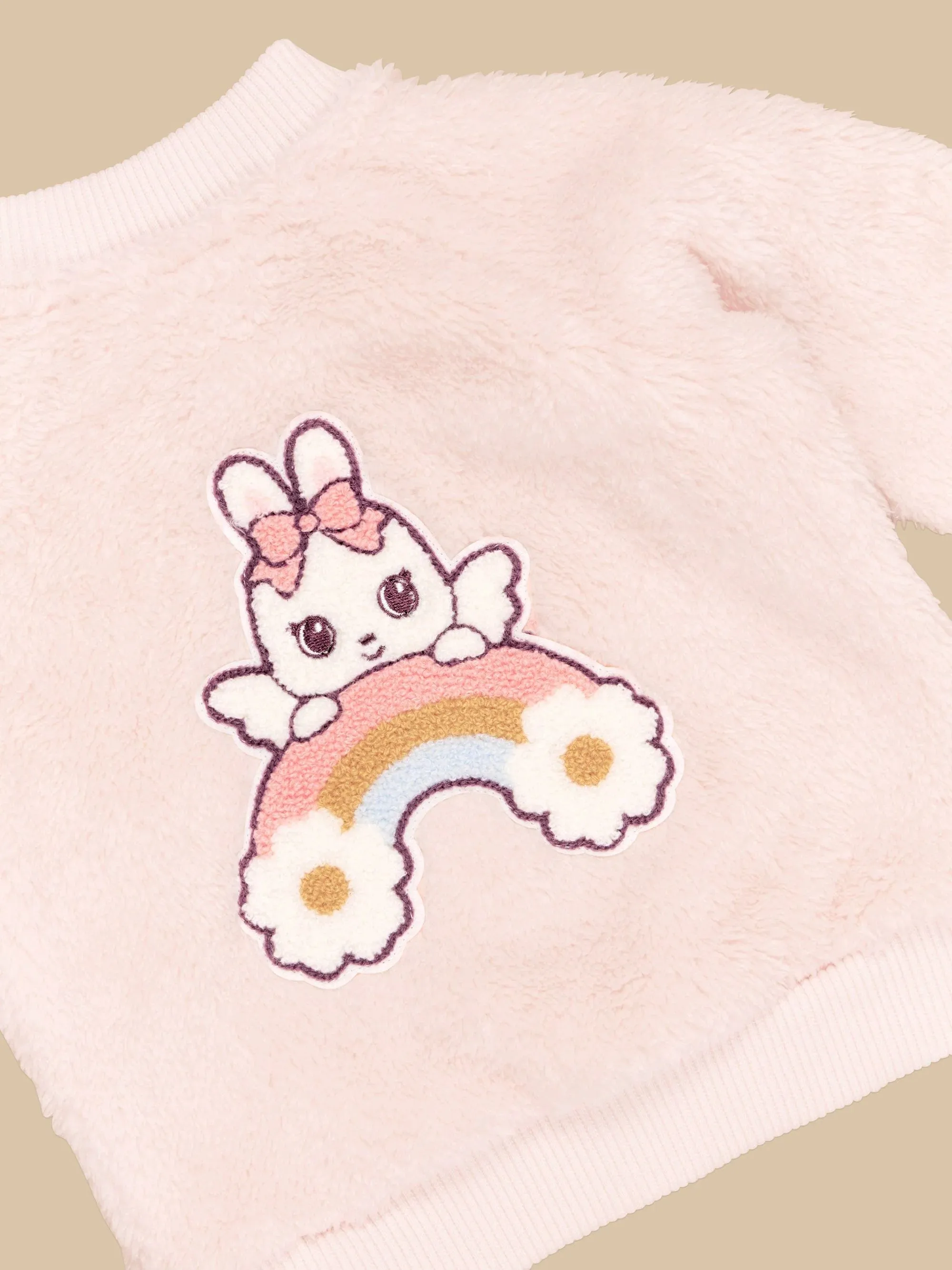 Huxbaby Fairy Bunny Fur Jacket