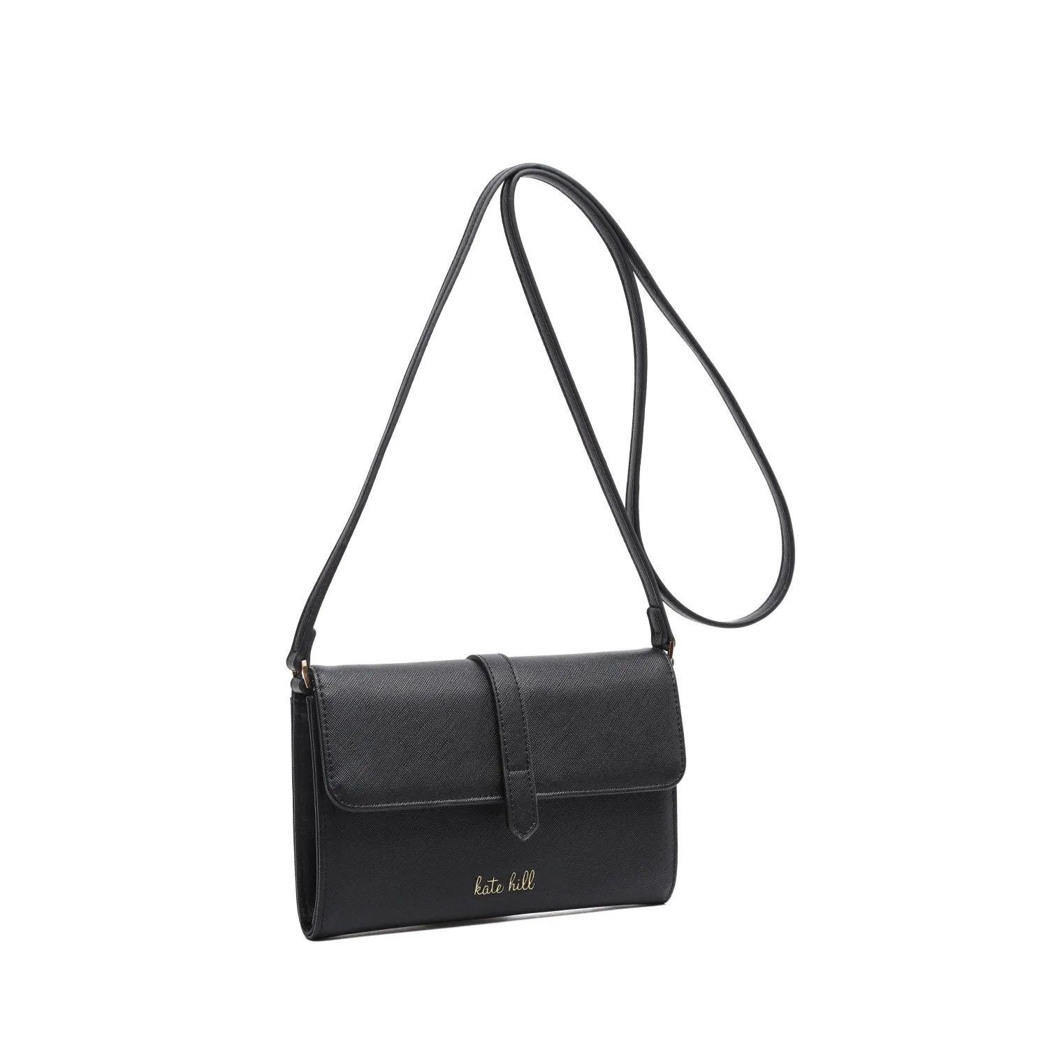 Kate Hill Everly Vegan Leather Crossbody Bag KH22003