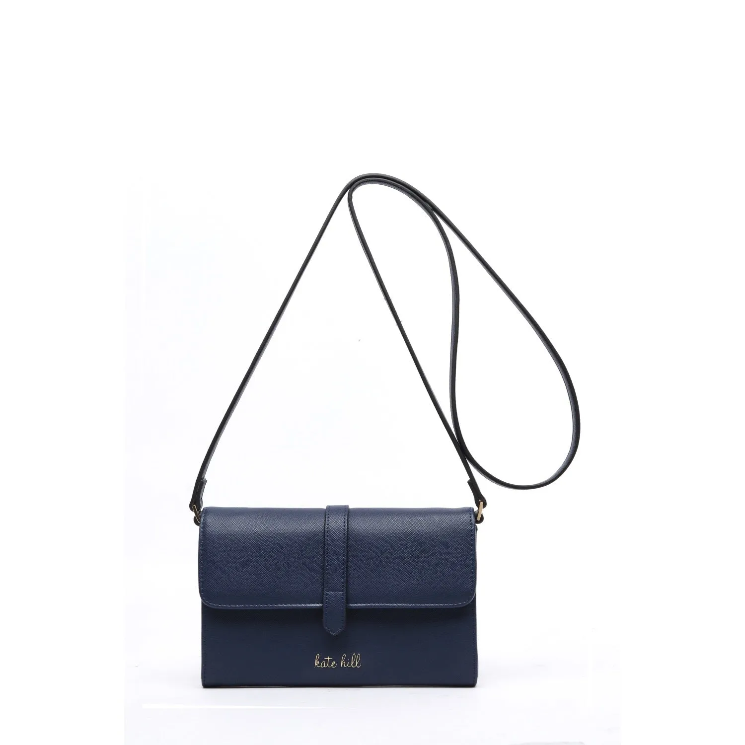 Kate Hill Everly Vegan Leather Crossbody Bag KH22003
