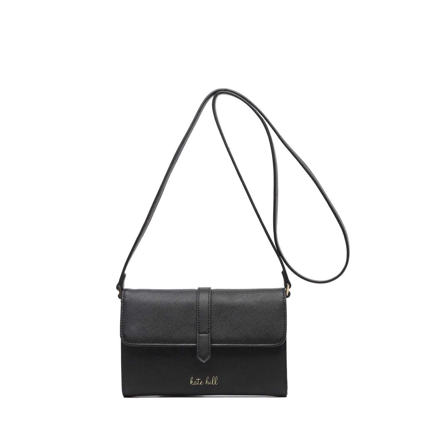 Kate Hill Everly Vegan Leather Crossbody Bag KH22003