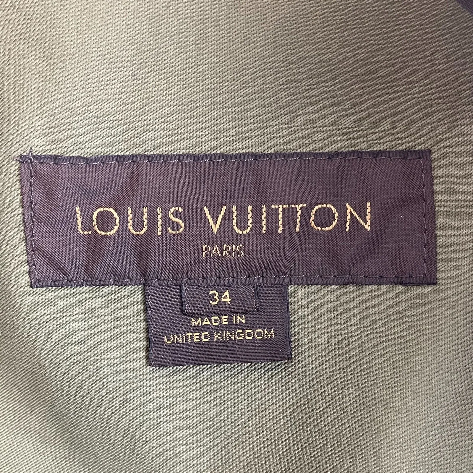 Louis Vuitton - Nicolas Ghesquire Belted Drill Army Coat 34 US 2
