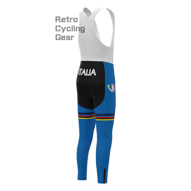 Maglia Azzurra Italia Retro Cycling Pants