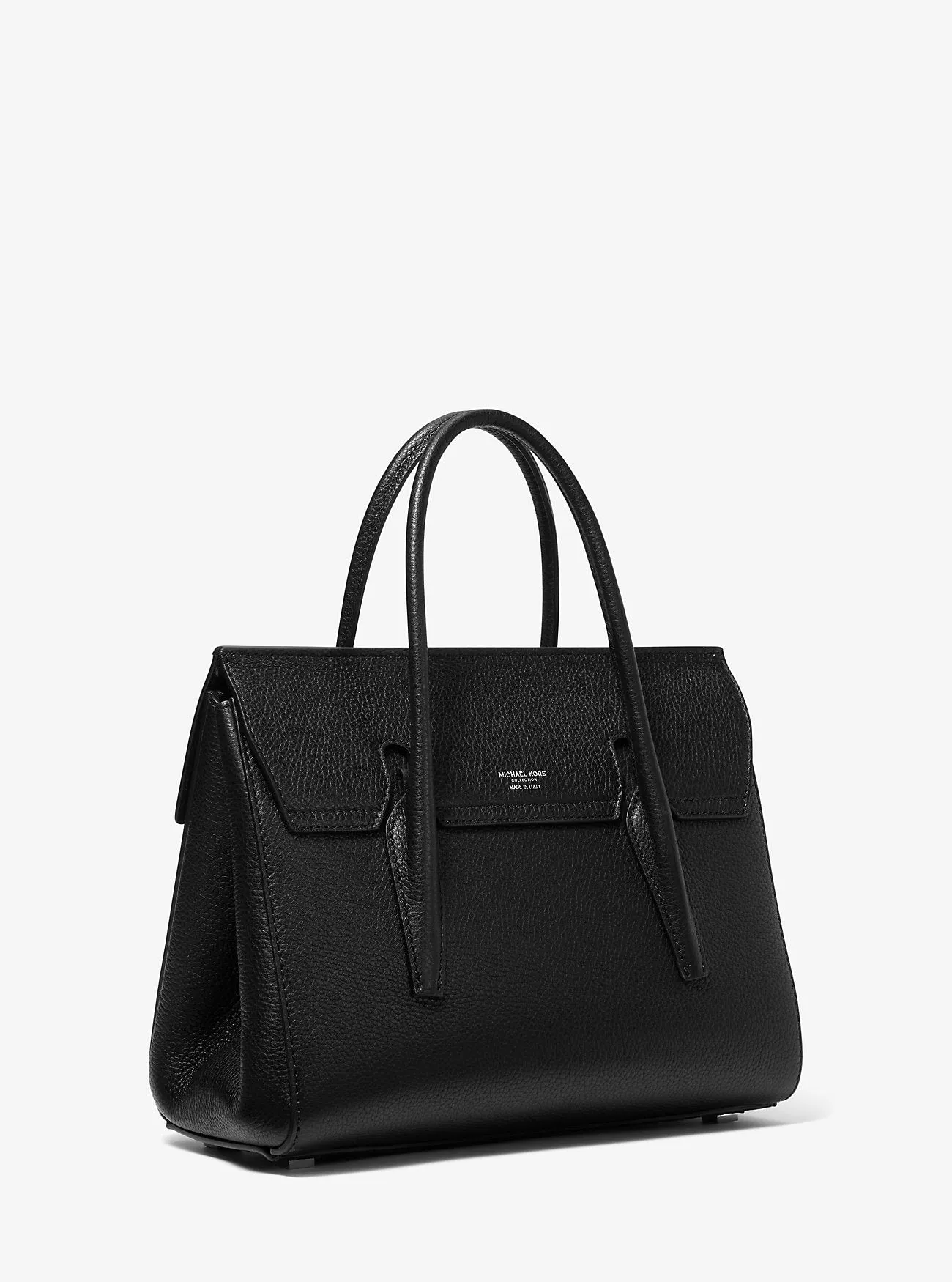 Michael Kors Medium Pebbled Leather Campbell Bag, Black