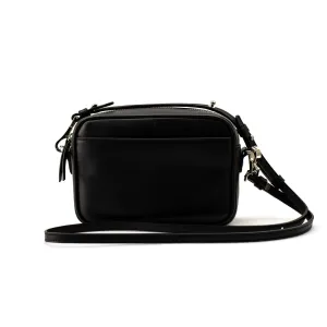 Nino - Black Leather Shoulder Bag