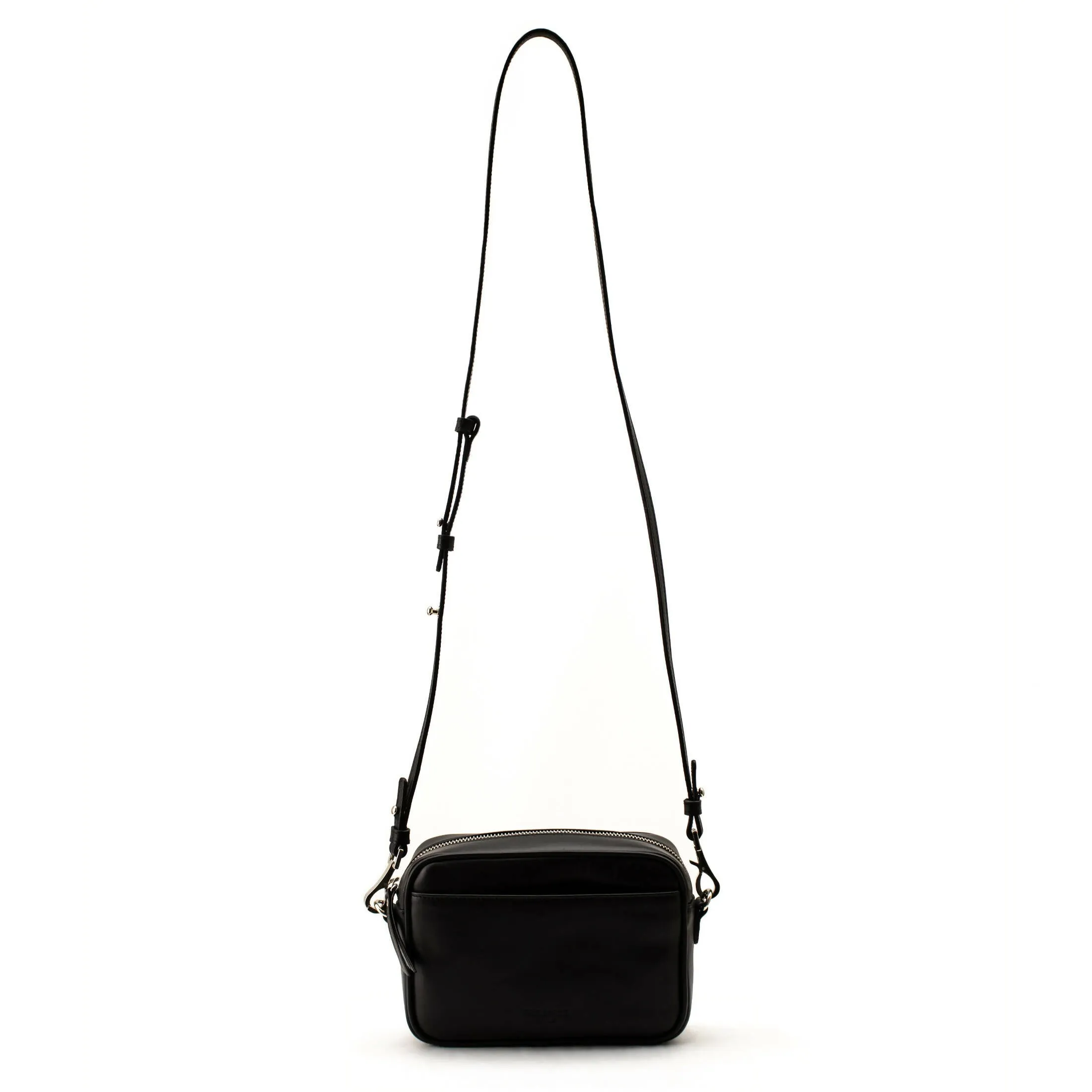 Nino - Black Leather Shoulder Bag