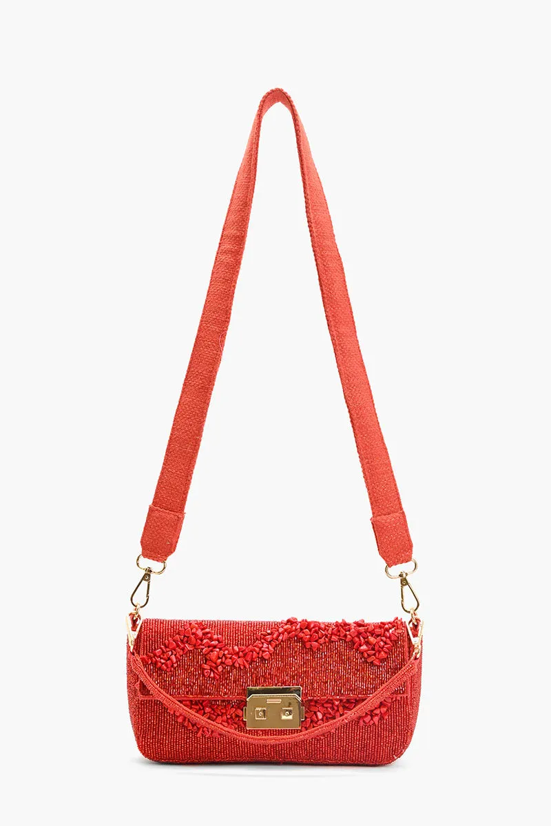 Omnia Beaded Shoulder Bag