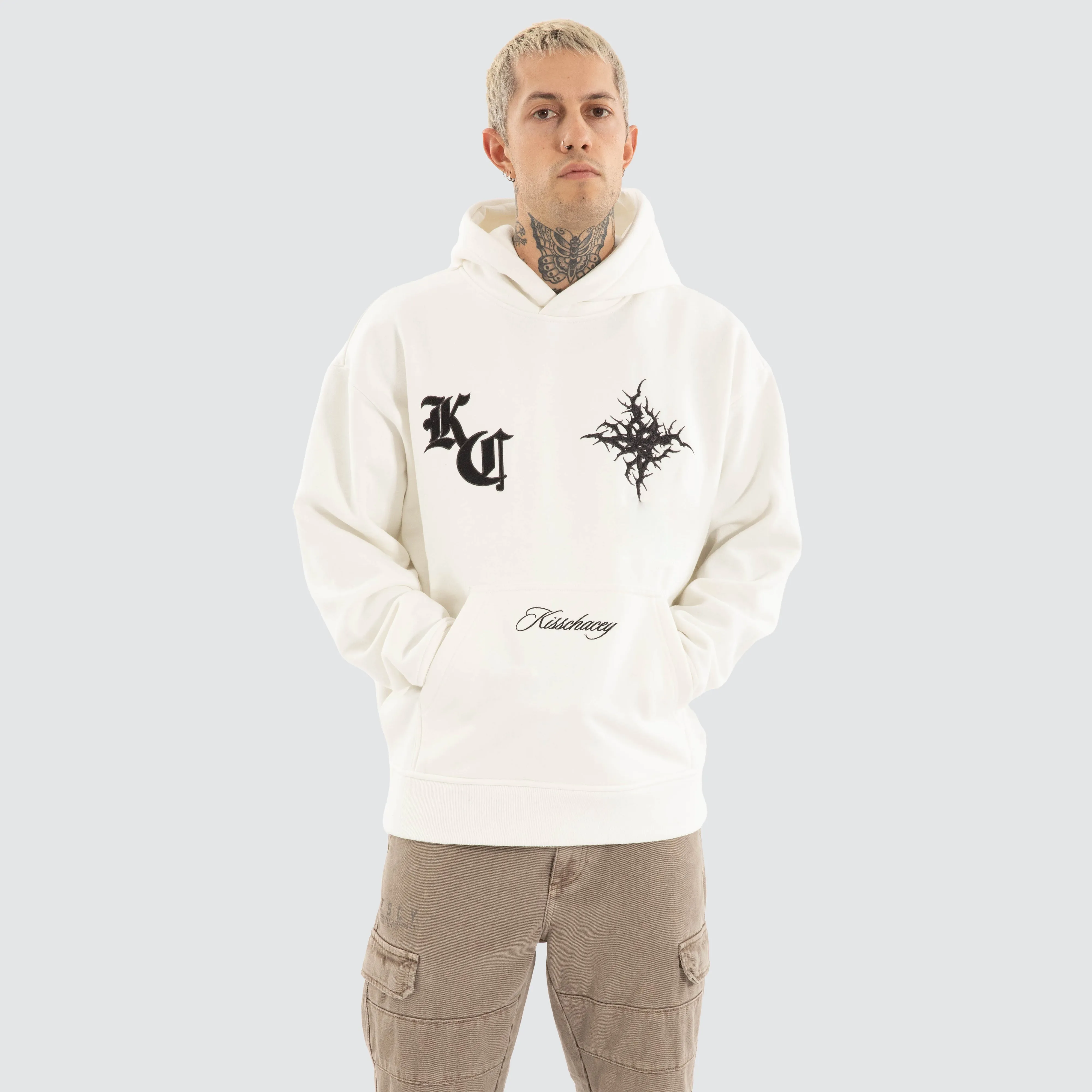 Paragons Relaxed Hoodie Natural White