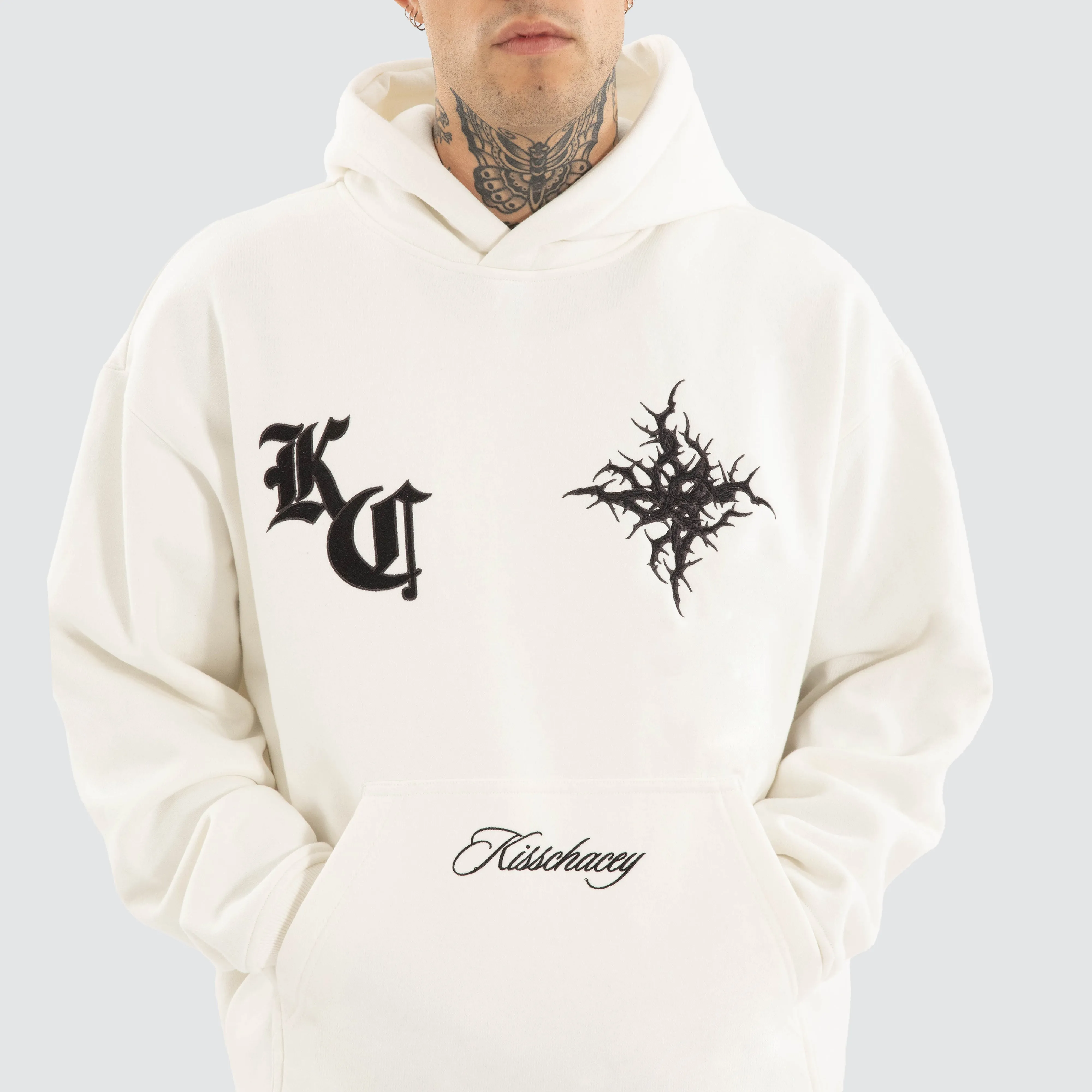 Paragons Relaxed Hoodie Natural White