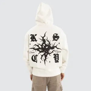 Paragons Relaxed Hoodie Natural White