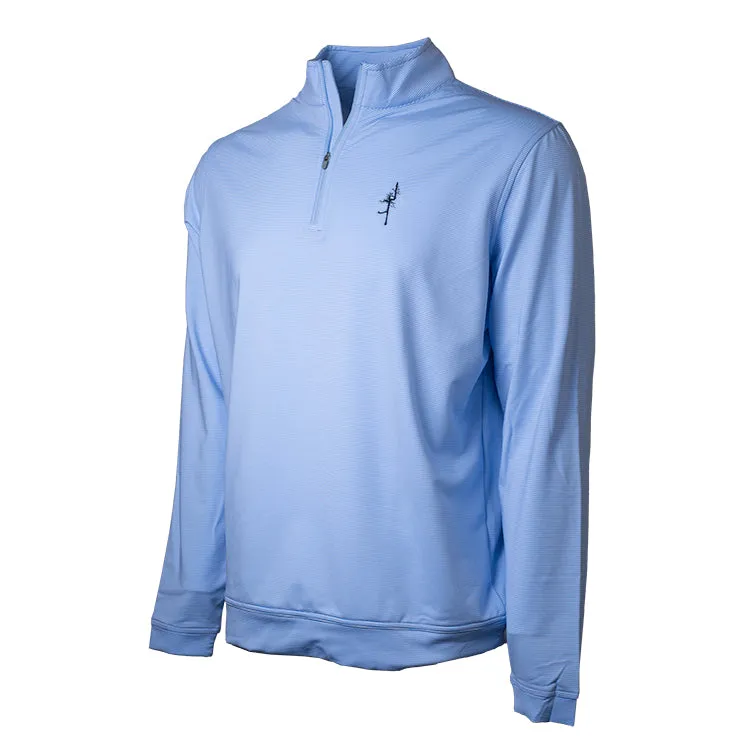 Perth Sugar Stripe Performance 1/4 Zip- All Logos