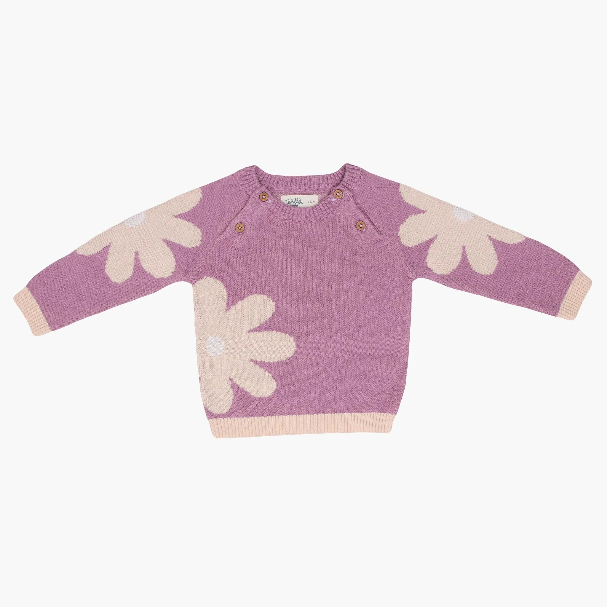Petal White - Full Sleeve Sweater