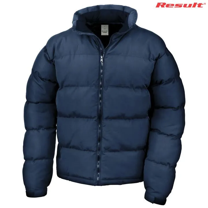 R181X Result Black Unisex Puffer Jackets