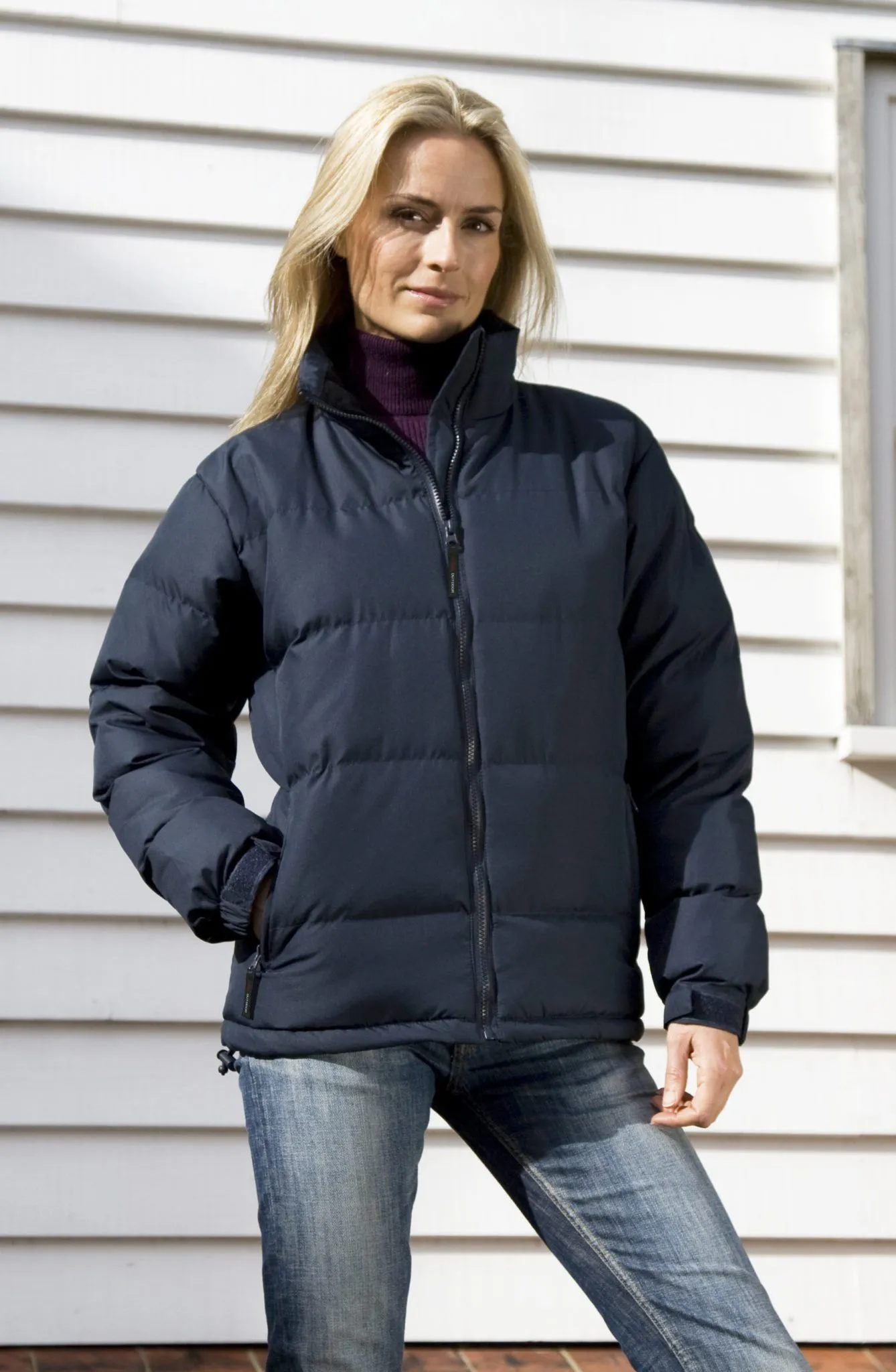 R181X Result Black Unisex Puffer Jackets