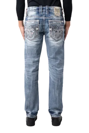 Rock Revival Bryant Distressed Straight Jeans