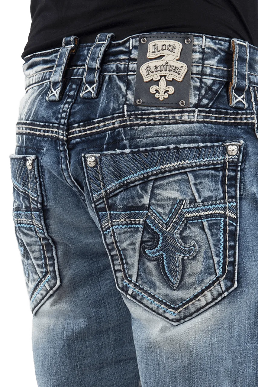 Rock Revival Men's Enzo Alt Straight Jeans