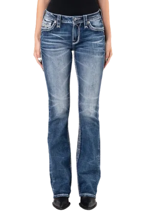 Rock Revival Womens Violet Ice Bootcut Jeans