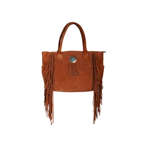 Scully Leathers Women's Brown Concho Tote