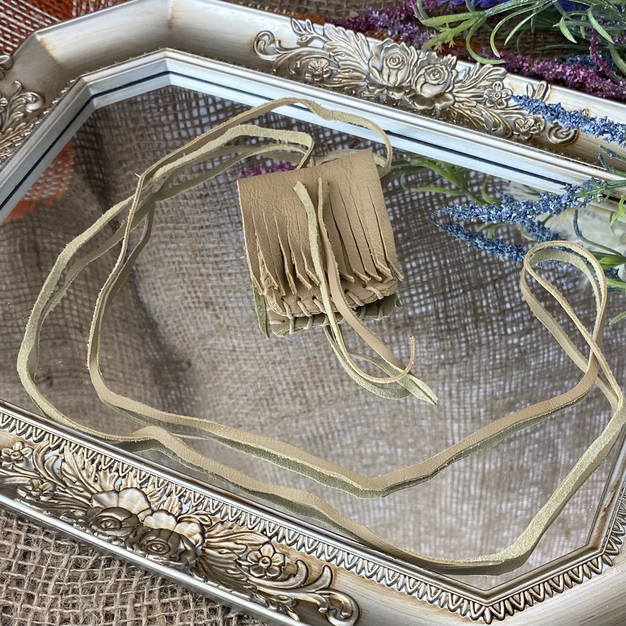 Small Leather Medicine Bags