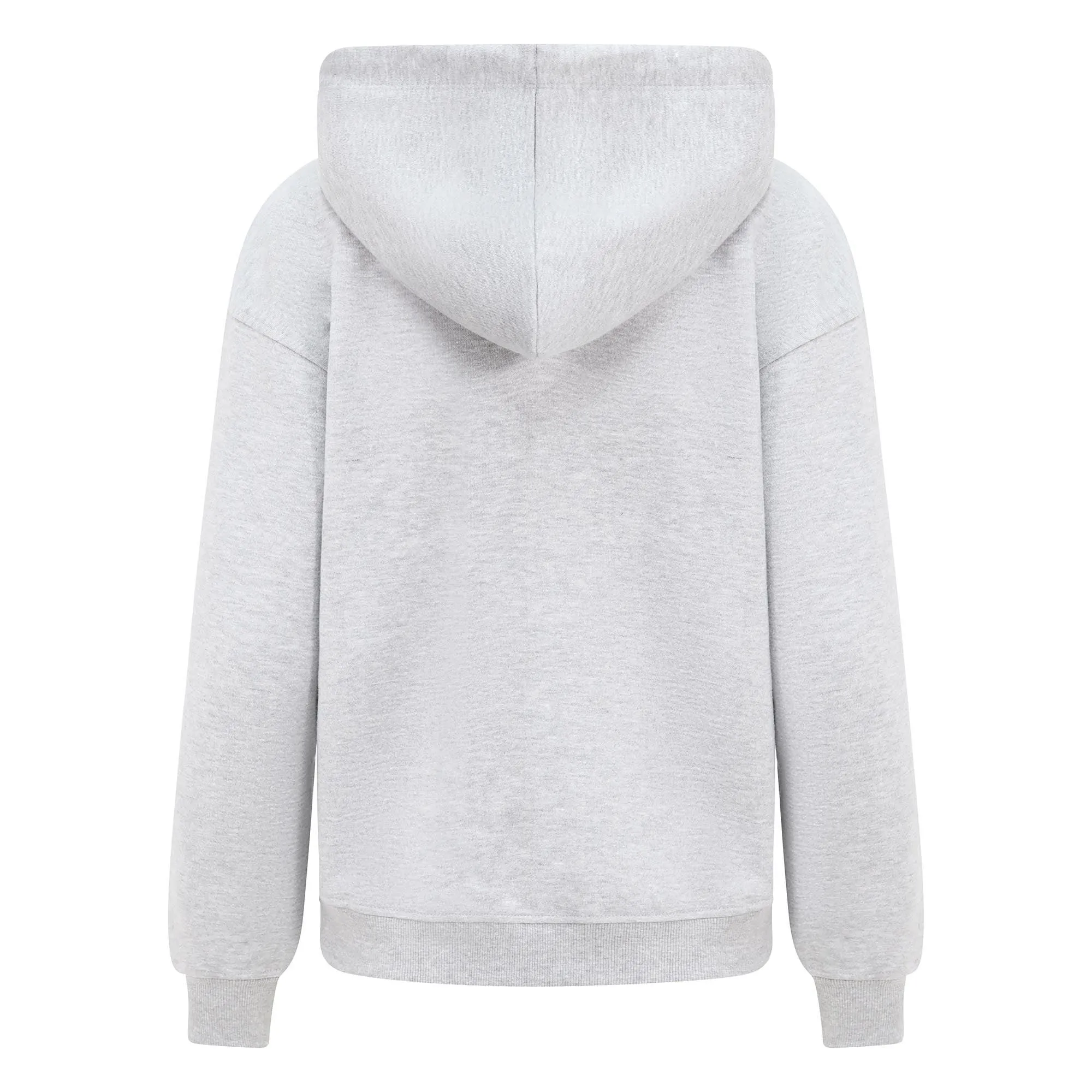 Women's Relaxed Fit "Los Angeles" Printed Hoodie Grey
