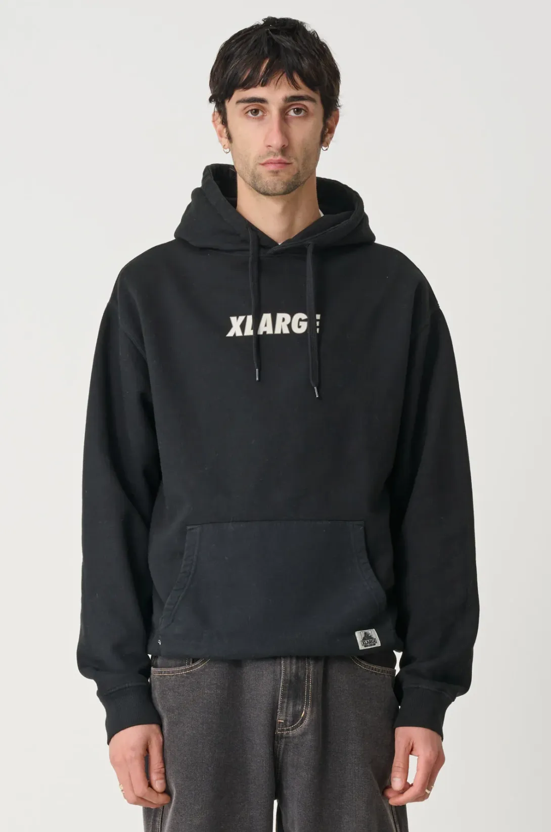 X-LARGE CALIFORNIA HOODIE - SOLID BLACK