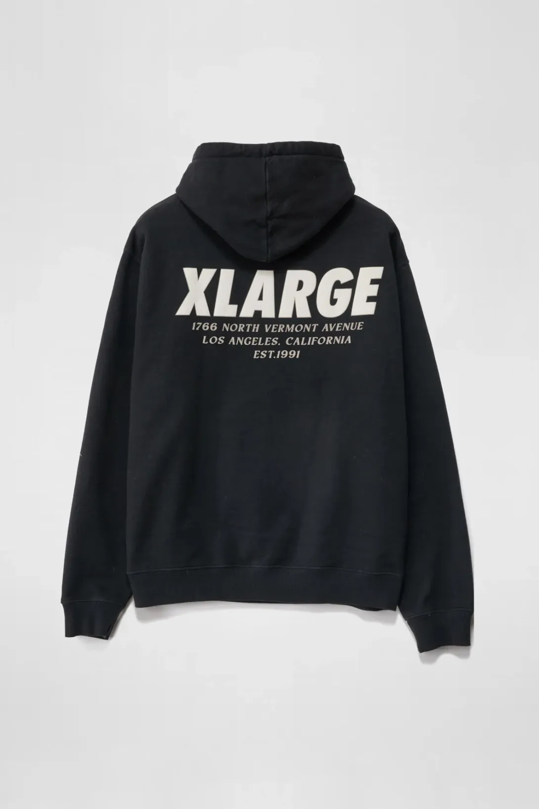 X-LARGE CALIFORNIA HOODIE - SOLID BLACK